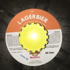 Müller Bräu Lagerbier Tank 50 L