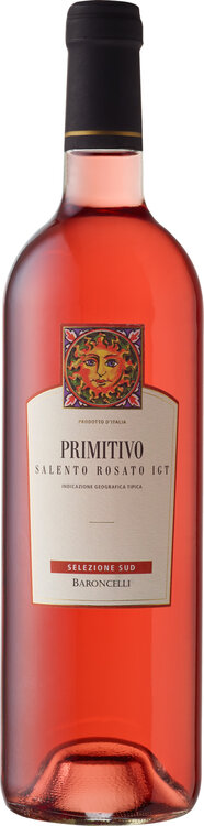 Primitivo Rosato Salento Baroncelli IGT 50cl (solange Vorrat)