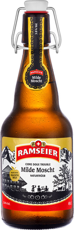 Ramseier Milde Moscht naturtrüb 49 cl Bügelflasche Depot -.50 (auf Anfrage)