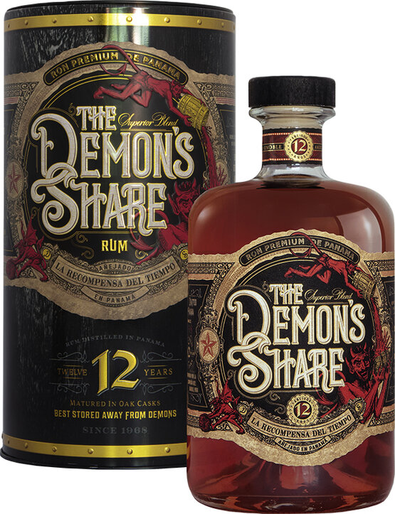 Rum The Demon's Share 12 years in Geschenkdose