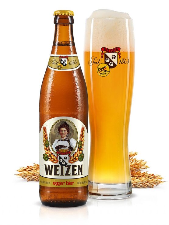 Egger Labelle Weizen 50 cl Bügelflasche (auf Anfrage)