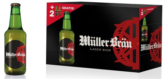 Müller Bräu Lagerbier 33 cl EW 12er Pack