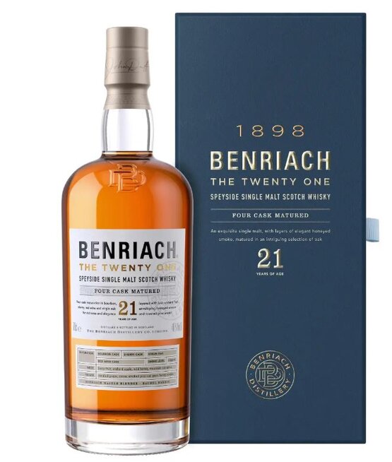 Whisky BenRiach 21 years Single Malt Scotch 