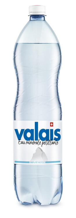 VALAIS Mineral mit Kohlensäure weiss 1.5 L 6-Pack