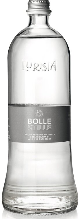 Lurisia Sparkling Water BOLLE 75 cl Glas (-.50 Depot) Mineral mit Kohlensäure (auf Anfrage)