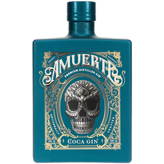 AMUERTE Coca Leaf Gin GREEN Bottle Limited Edition