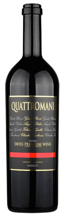 Quattromani Merlot Ticino DOC Swiss Premium Wine