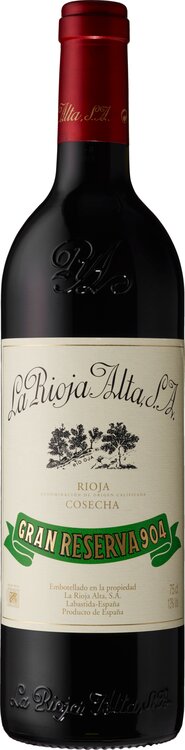 Rioja DOCa Gran Reserva 904 La Rioja Alta S.A. (97 Punkte Decanter)