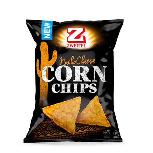 Zweifel Corn Chips Nacho Cheese 125g