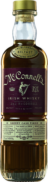 McConnell's 5 years old Sherry Cask Finish Irish Whisky