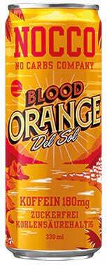 NOCCO BCAA Blood Orange 33 cl Dose (auf Anfrage)