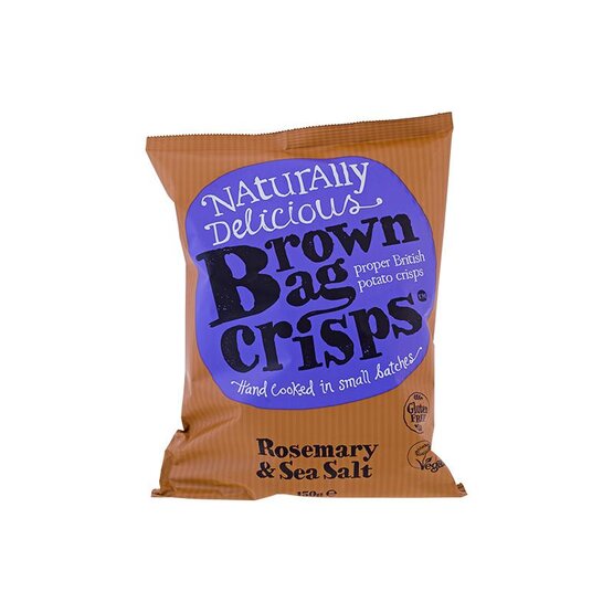 Brown Bag Crisps Rosemary & Sea Salt 40g