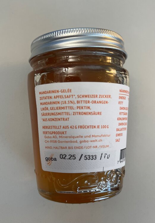 Gelée Manderinli GOBA 135g