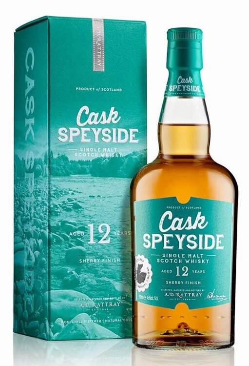 Sherry Cask Speyside 12 years old A.D. Rattray Single Malt Scotch Whisky