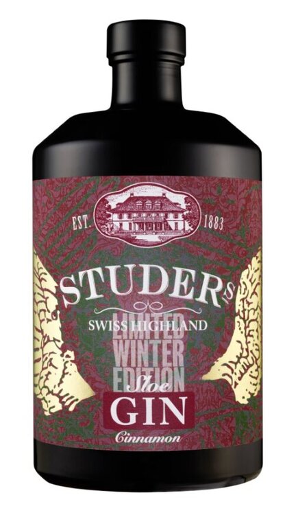 Studer's Swiss Highland Sloe Gin "Cinnamon"