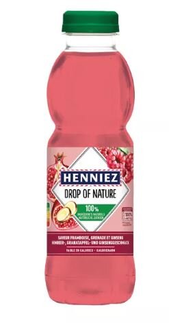 Henniez Drop of Nature 100% Himbeer Granatapfel Ginseng 50 cl PET (auf Anfrage)