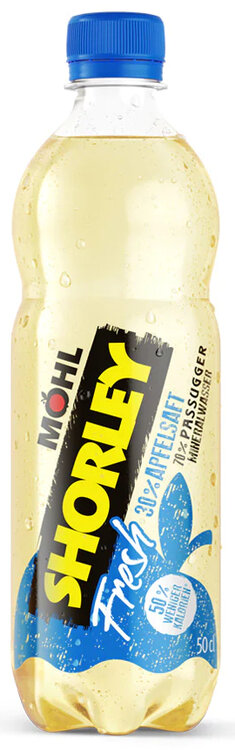 Shorley FRESH Möhl (30% Apfelsaft + 70% Passugger) 50 cl PET