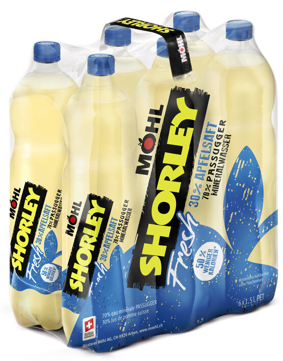 Shorley FRESH Möhl (30% Apfelsaft + 70% Passugger) 1.5 L PET EW 6-Pack