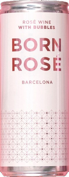 Born Rosé Barcelona Rosé Wine with Bubbles BIO VEGAN 25 cl Dose