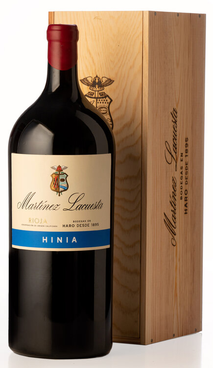 Rioja Hinia 6 Liter Reserva DOCa Bodegas Martínez Lacuesta España (in Holzkiste)