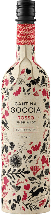 Rosso Umbria IGT Soft & Fruity Cantina Goccia Umbrien (Weltneuheit: 1. Papierflasche)