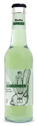 Biotta Sprizz Sir Cucumber Gurke & Zitrone 33 cl EW-Flasche