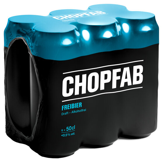 Chopfab Freibier alkoholfrei 50 cl Dose 6-Pack