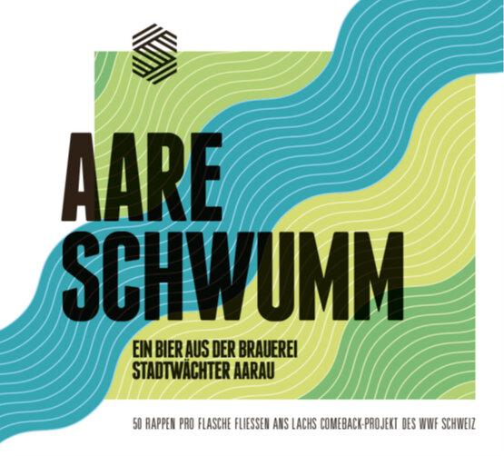 Aareschwumm Summer Ale Stadtwächter Bier Aarau 33 cl EW Flasche (auf Anfrage) 