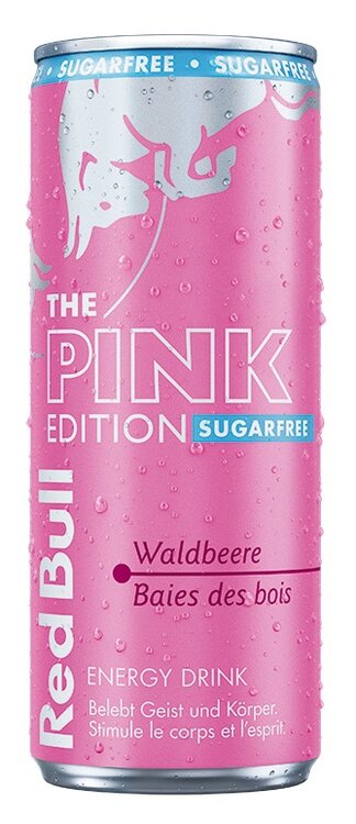 Red Bull Pink Edition Waldbeere Sugarfree Energy Drink