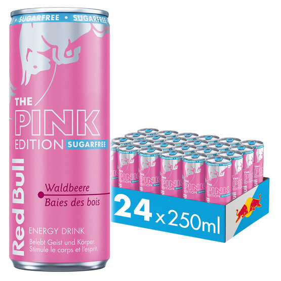 Red Bull Pink Edition Waldbeere Sugarfree Energy Drink