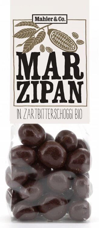 Mahler Marzipan in Zartbitterschoggi Bio 140g