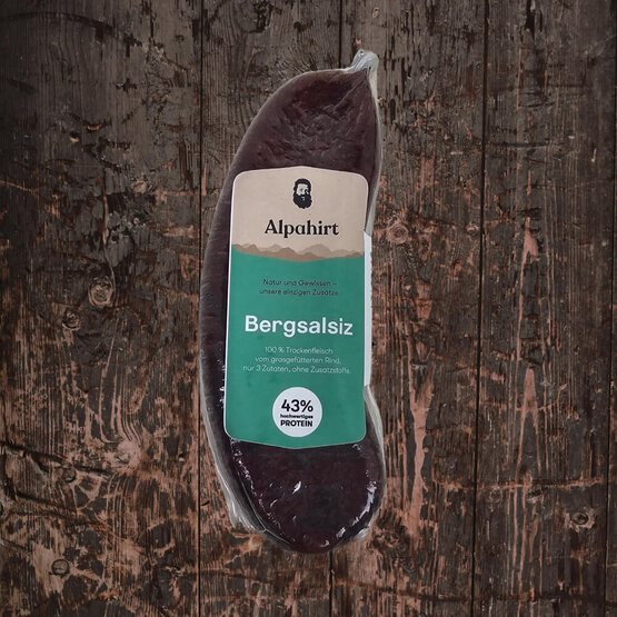 Bergsalsiz Alpahirt 85 g (Berg-Rindfleisch)