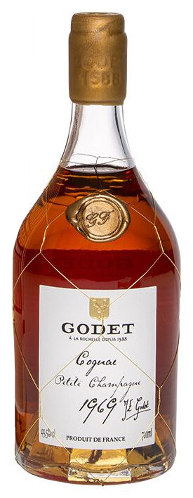 Cognac Godet Single Cask 1969