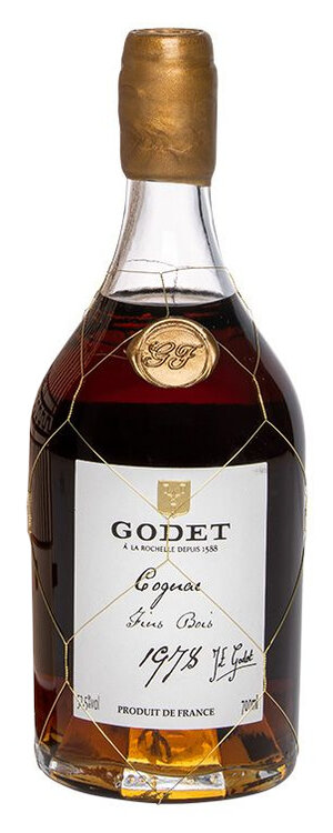 Cognac Godet Single Cask 1978  Millesime Fins Bois