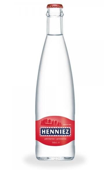 Henniez rot 50 cl mit Kohlensäure Flaschendepot -.30 (auf Anfrage)