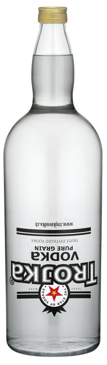 Trojka weiss Pure Vodka 450 cl