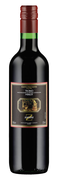 Merlot Ticino Riverso DOC 50 cl Zanini-Sulmoni 