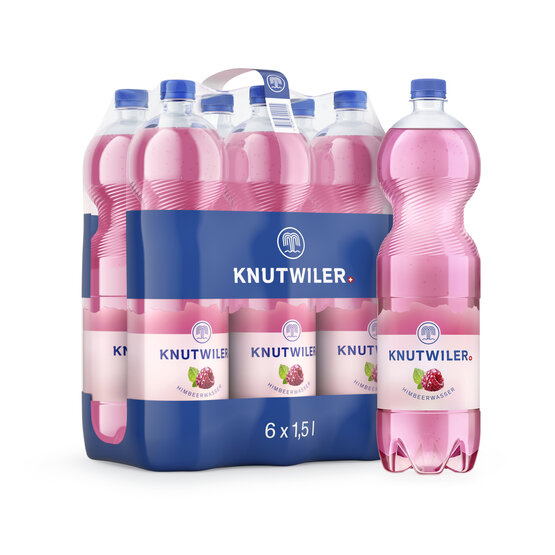 Knutwiler Himbeerwasser 1.5 L PET EW 6-Pack