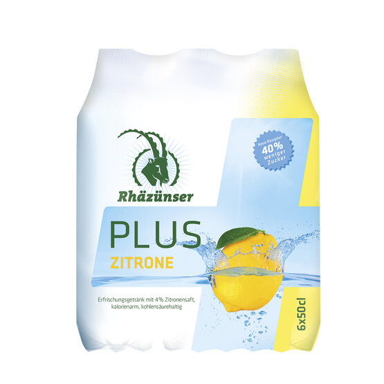 Rhäzünser Plus Lemon 50 cl PET (auf Anfrage)