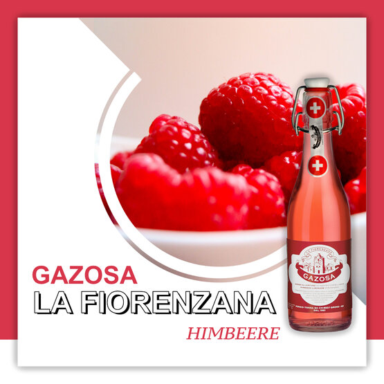 Gazosa La Fiorenzana Lampone (Himbeere) Ponzio Tonna SA Depot 1.-