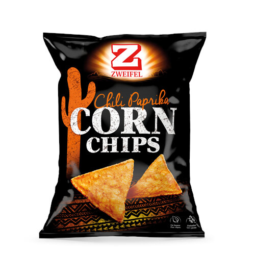 Zweifel Corn Chips Chili Paprika 125g