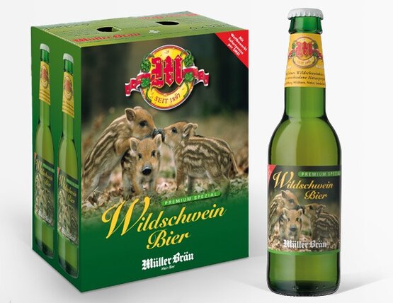 Wildschweinbier Premium Spezial Müller Bräu 6-Pack EW