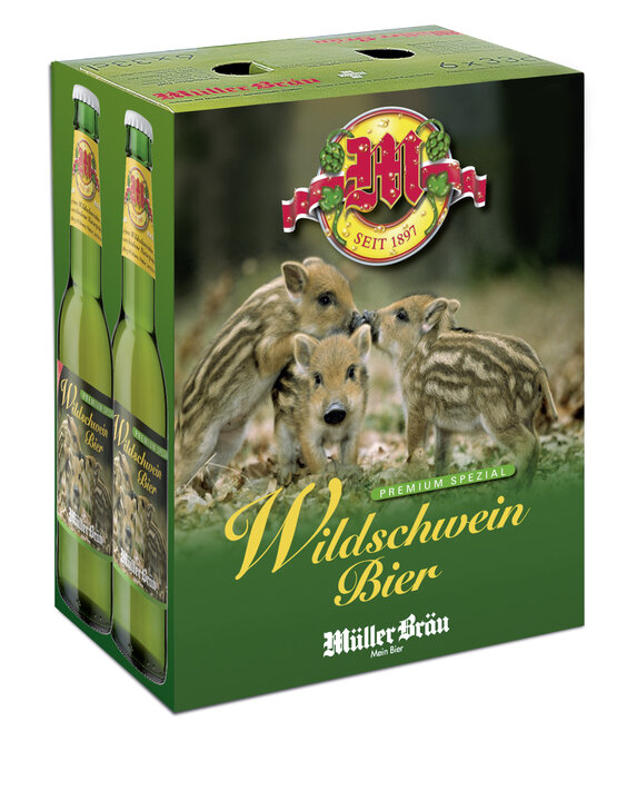 Wildschweinbier Premium Spezial Müller Bräu 6-Pack EW