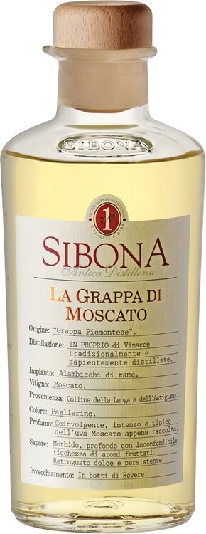 Grappa di Moscato Sibona 
