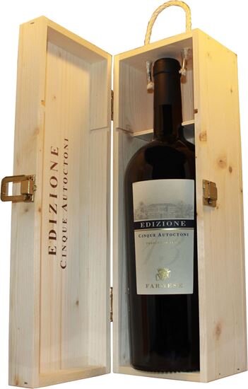 Edizione 1.5 Liter Holzkiste Cinque Autoctoni  VDT L: 2019 Fantini Rosso Barrica