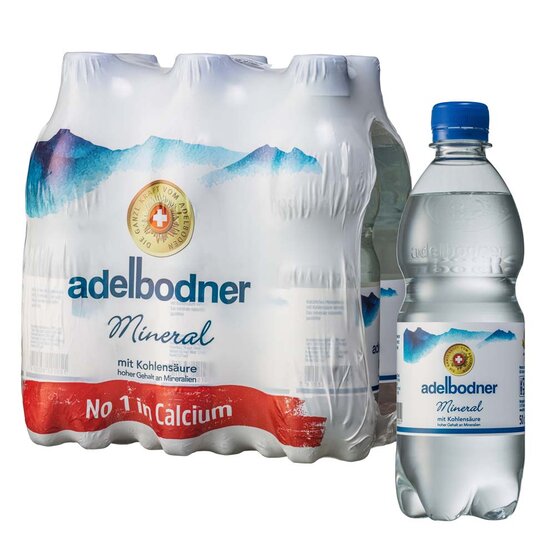 Adelbodner Mineral prickelnd mit Kohlensäure 5 dl PET EW (auf Anfrage)