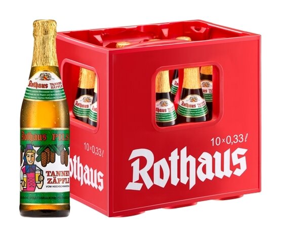 Tannen Zäpfle 33 cl 10er Harass Rothaus Bräu