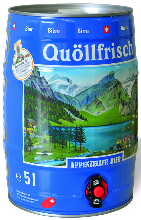 Appenzeller Quöllfrisch 5 L Party-Fass