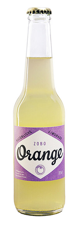 Zobo Bio Orangen-Limonade Glas EW