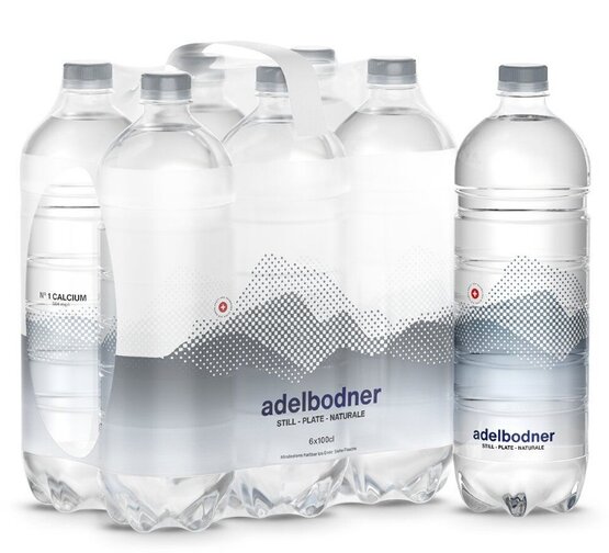 Adelbodner Mineral still 1 L PET EW 6-Pack  